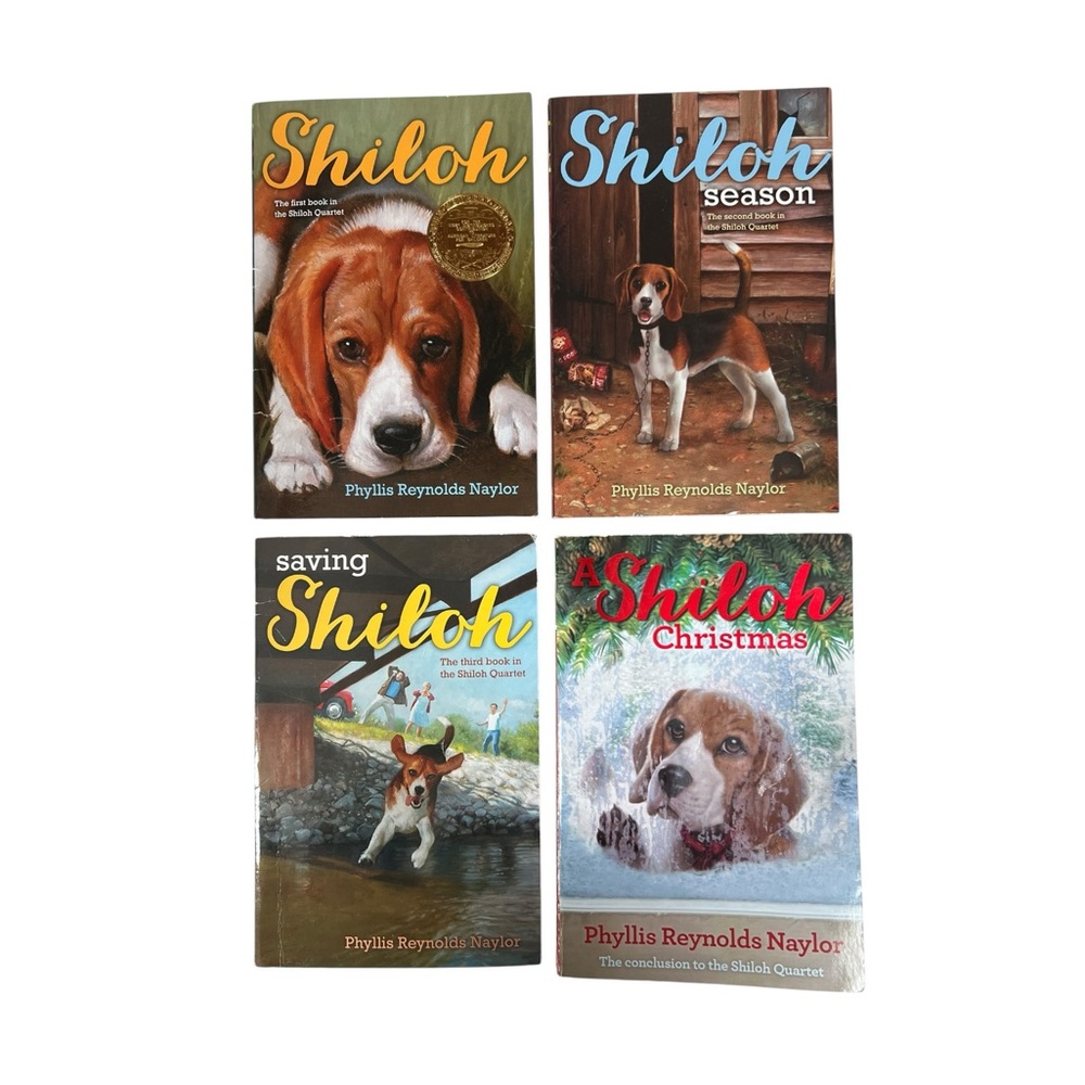 Shiloh‎ Book Series Chapter Books For Kids Set of 4 Phyllis Reynolds Naylor
